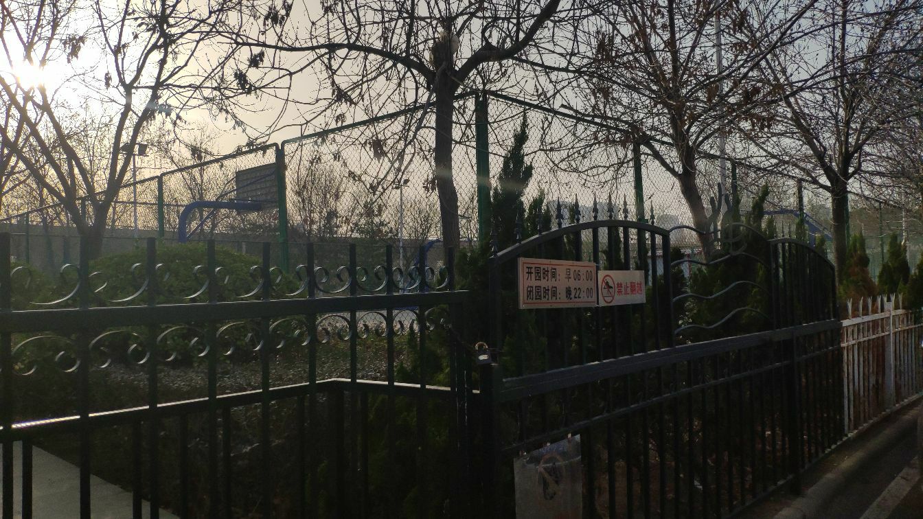 河东体育馆健身园-室外篮球场