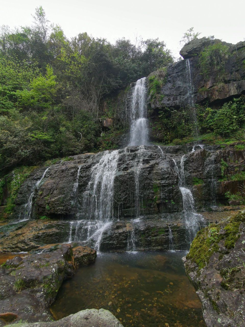 总阳竹林瀑布群